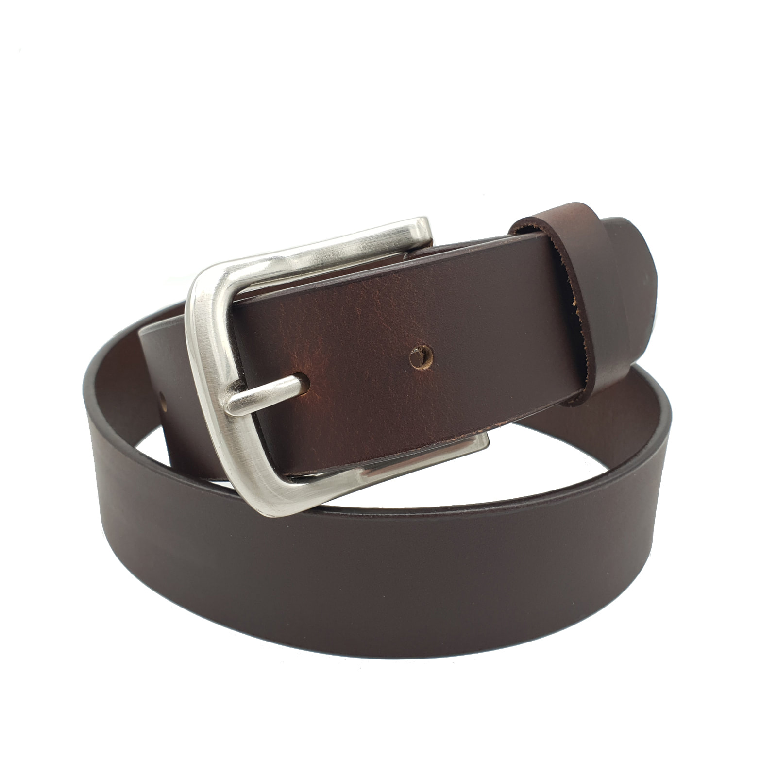 39mm Full Grain Plain Brown Leather Belt – Koala Wears