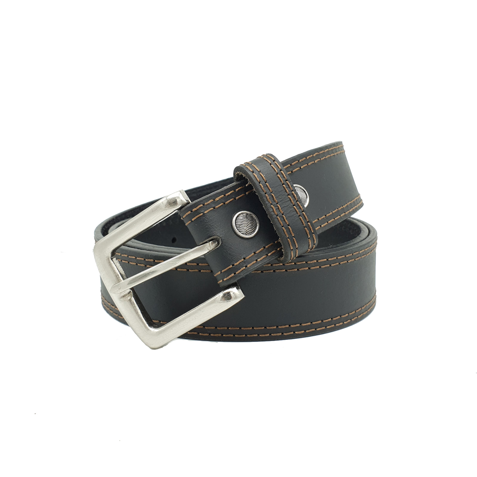 DOUBLE C BELT 30MM IN BLACK QUILTED LAMBSKIN WITH SILVER RESIN BUCKLE EMBOSSED LOGO main image 0