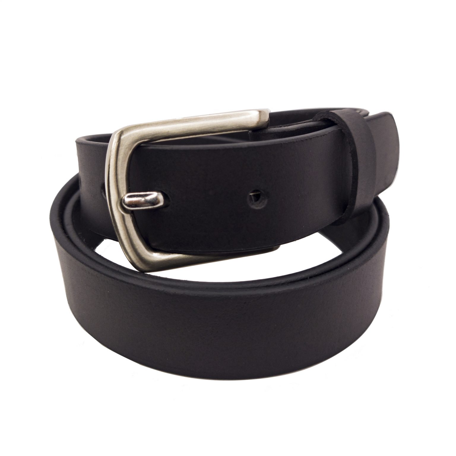 H CARGO BELT 32MM BROWN BLACK LEATHER
