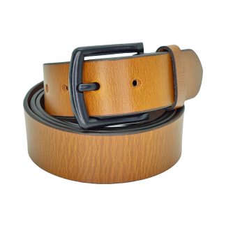 39mm Full Grain Crunch Tan Leather Belt