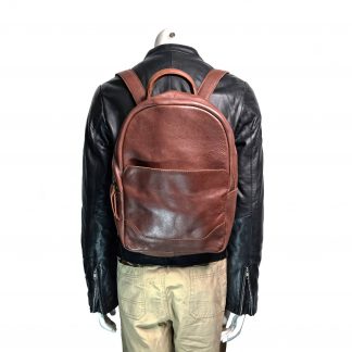 Melissia Brown Leather Backpack
