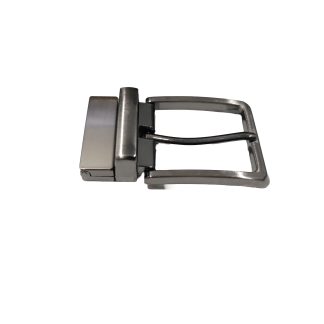 35mm Gun Metal Grey Belt Needle Pointer Reversible Buckle