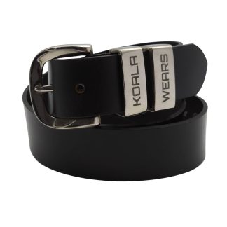 Full Grain Angus Black Leather Belt